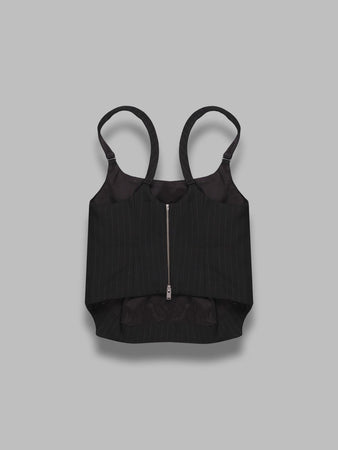 MISBHV pinstripe corset top da donna