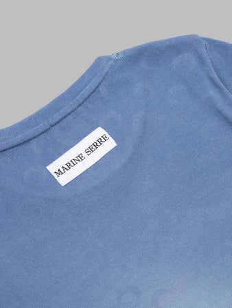 MARINE SERRE moon faded jersey baby fit t-shirt da donna