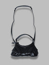 MARINE SERRE moonogram embossed leather futura mini da donna