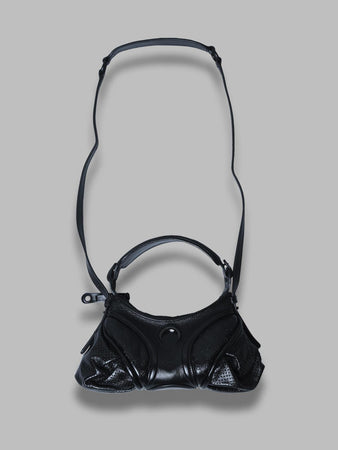 MARINE SERRE moonogram embossed leather futura mini da donna