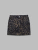 GESTUZ gz leane mw skirt - leopard print leather da donna