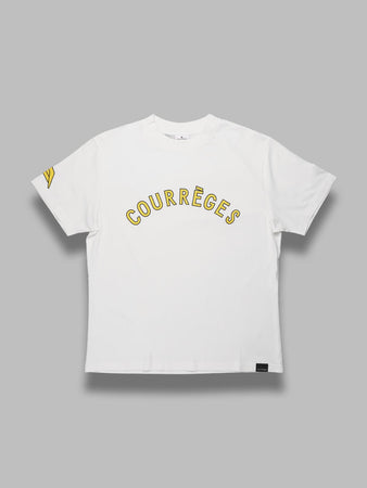 COURREGES oversized printed t-shirt da uomo