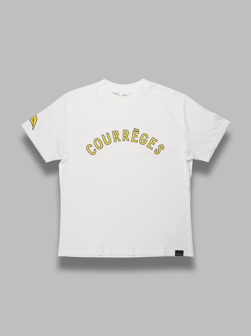 COURREGES oversized printed t-shirt da uomo
