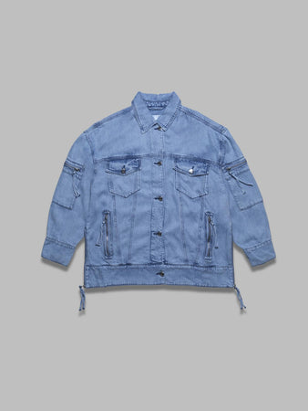 GESTUZ gz felina jacket - light blue washed da donna
