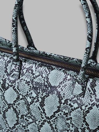 ESSENTIEL ANTWERP hegan faux snake shopper bag da donna