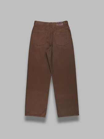 DRIES VAN NOTEN pine denim 2383 m.w. pants da uomo