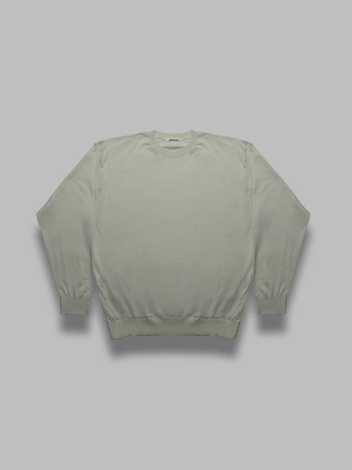 AURALEE high gauge cotton knit p/o da uomo