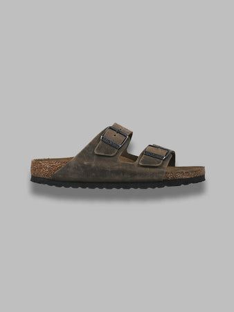BIRKENSTOCK arizona faded khaki, oiled leather - calz. s da uomo