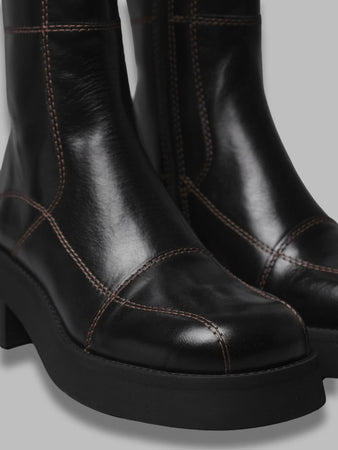 MIISTA heya black ankle boots da donna