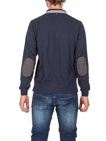 SUN68 Sun68 - Polo Ml Bordo Grande 26104 07 NAVY da uomo