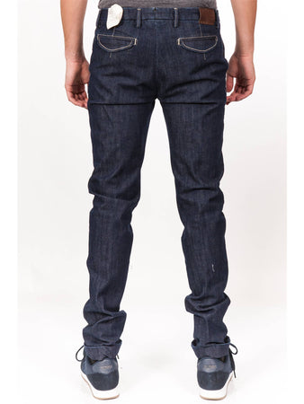 BARBATI Barbati - Denim Blu Scuro Tasca America ANTHONY 802/304 BLU da uomo