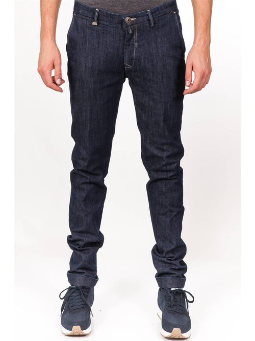 BARBATI Barbati - Denim Blu Scuro Tasca America ANTHONY 802/304 BLU da uomo