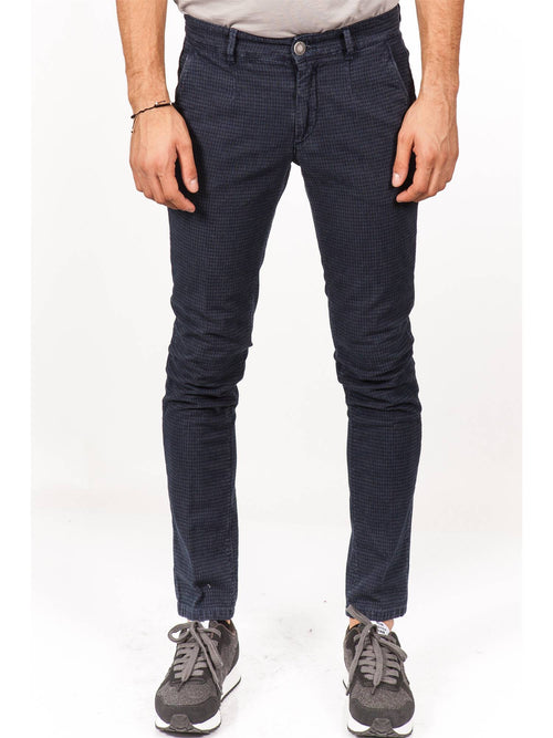 ALESSANDRO DELL ACQUA Alessandro Dell Acqua - Pie De Poule Effetto Denim AD7701WA/P0000ELT da uomo