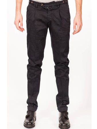 MICHAEL COAL Michael Coal - Pantalone Unito Con Pences FREDERICK 2001 01 BL da uomo