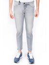 MICHAEL COAL Michael Coal - Denim 5 Tasche Corto Grigio Ch MARCK 1079 W166 da uomo