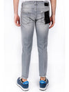 MICHAEL COAL Michael Coal - Denim 5 Tasche Corto Grigio Ch MARCK 1079 W166 da uomo