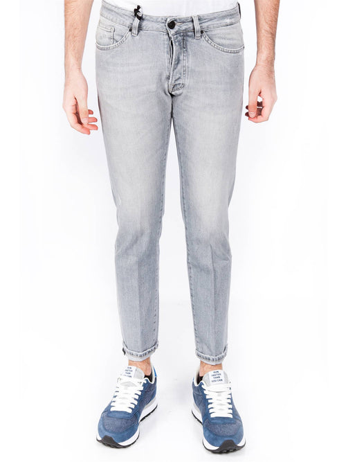 MICHAEL COAL Michael Coal - Denim 5 Tasche Corto Grigio Ch MARCK 1079 W166 da uomo