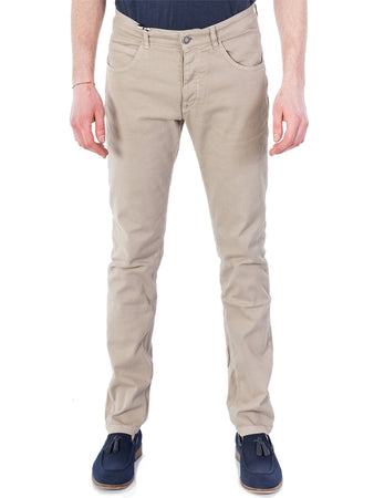 ALESSANDRO DELL ACQUA Alessandro Dell Acqua - Bull Denim 5 Tasche, Con Rottu AD7177WB/0057EL 10R1 da uomo