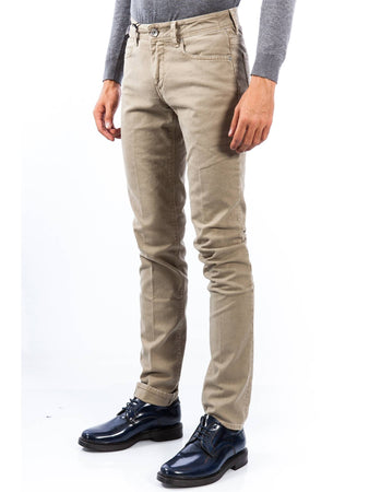 RE-HASH Re-hash - Bull Denim Beige 5 Tasche RUBENS CS5889 0133 da uomo