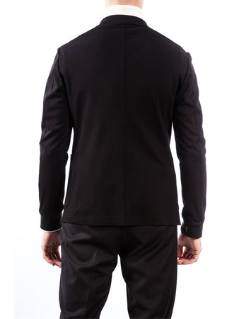 ALESSANDRO DELL ACQUA Alessandro Dell Acqua - Giacca In Felpa Con Polsini AD2158J/T8275E 80 N da uomo