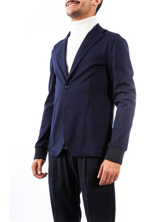ALESSANDRO DELL ACQUA Alessandro Dell Acqua - Giacca In Felpa Con Polsini AD2158J/T8275E 50 B da uomo