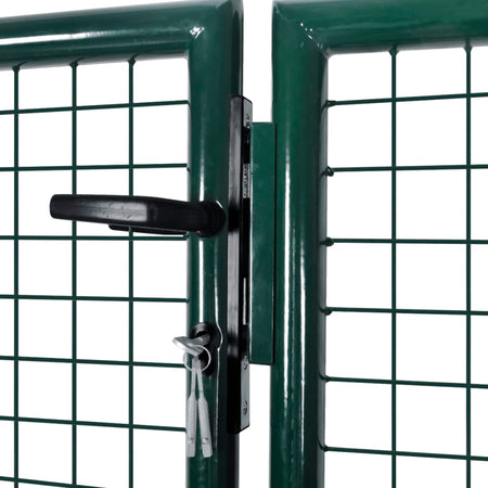 Cancello pedonale per recinzione con pannelli rigidi modulari "Border" maglia 5 x 5 cm