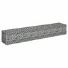 vidaXL Gabbione Letto Rialzato in Acciaio Zincato 180x30x30 cm
