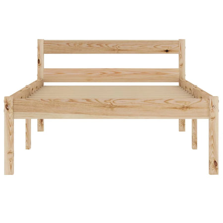 vidaXL Giroletto senza Materasso 100x200 cm in Legno Massello di Pino