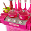 vidaXL Cucina Giocattolo per Bambini con Effetti Luce/Suoni Rosa