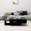 vidaXL Tavolino da Salotto Nero 105x55x32 cm in Truciolato