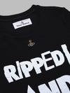 Vivienne Westwood ripped & ready peru' t-shirt - black da donna