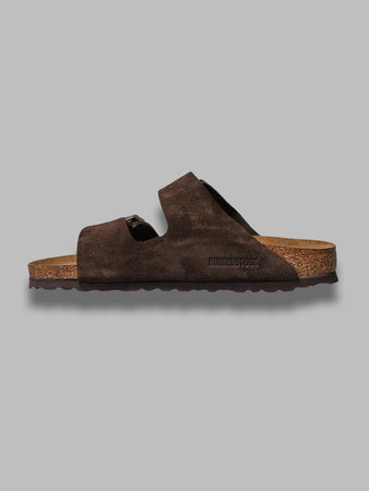 BIRKENSTOCK arizona sfb mocca, suede leather - calz. s da uomo