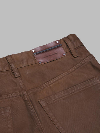 DRIES VAN NOTEN pine denim 2383 m.w. pants da uomo