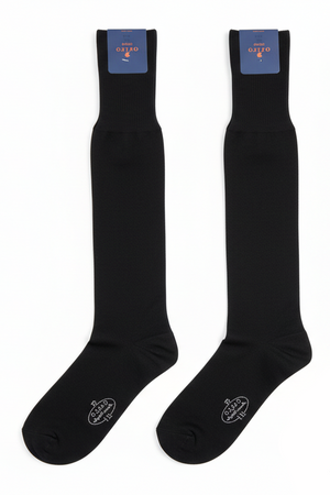 Calze Lunghe Uomo Gallo - Nero Tinta Unita
