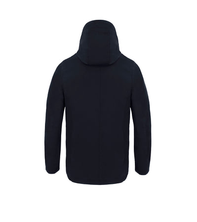 UP TO BE Up To Be - Corto Con Cappuccio; Mat. Bistretch DETONG/807/BLU da uomo