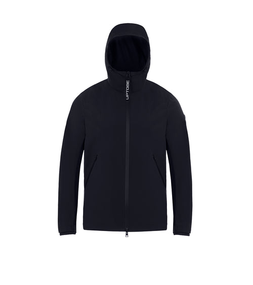 UP TO BE Up To Be - Corto Con Cappuccio; Mat. Bistretch DETONG/807/BLU da uomo