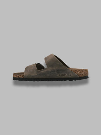 BIRKENSTOCK arizona faded khaki, oiled leather - calz. s da uomo