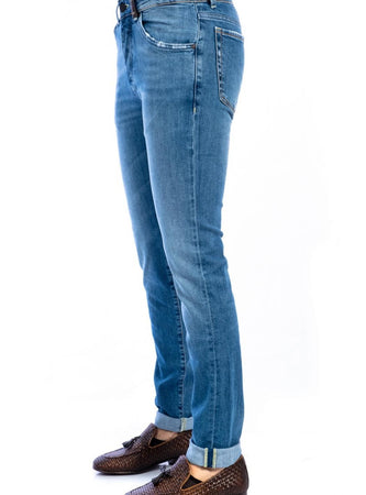 MICHAEL COAL Michael Coal - 5 Tasche Lungo Chiaro Semplice DAVID 1073/W373 L da uomo