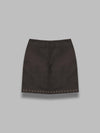 GIMAGUAS eyelets midi skirt da donna