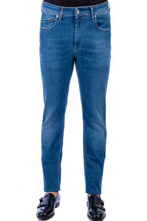 RE-HASH Re-hash - Jeans 5 Tasche Lavaggio Medio P015 2833 ZB13882 da uomo