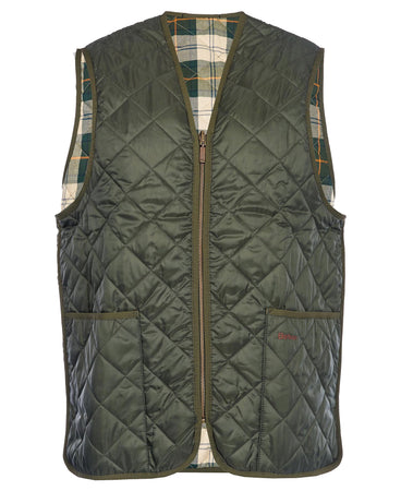 BARBOUR Barbour - Trapunta Interna Verde/tartan MLI0001 LINER GN91 V da uomo