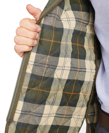 BARBOUR Barbour - Trapunta Interna Verde/tartan MLI0001 LINER GN91 V da uomo