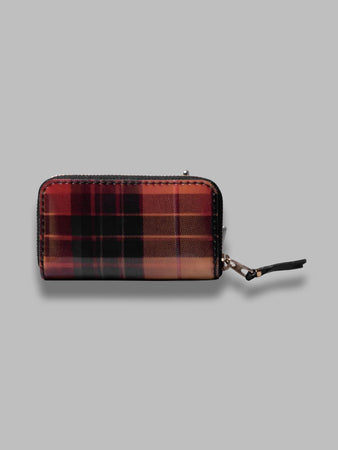 COMME DES GARCONS WALLET wallet / lenticular tartan - 100% tpu in: 100%cowhide made in spain da uomo