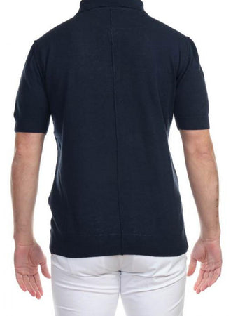 OUTFIT Outfit - Polo In Filo Ciciture A Vista OF1S2S1M008/174 BLU da uomo
