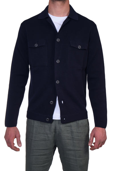 FILINTRAMA Filintrama - Blusotto Collo Polo Con Tasche BPMLT CR12 M 890 BLU da uomo