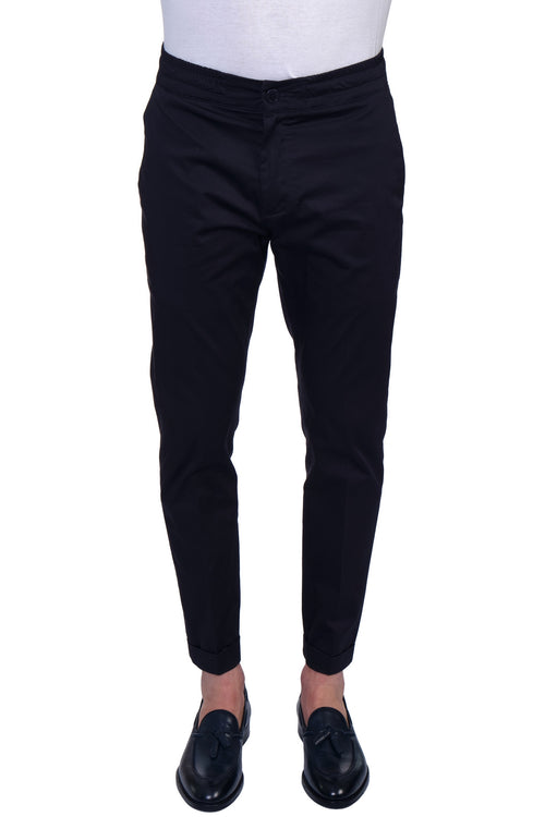 GOLDEN CRAFT 1957 Golden Craft 1957 - Tasca America Cinto Elastico Satin Cotton 6517/MAX EOO3 NAVY da uomo