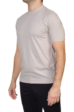 ALPHA STUDIO Alpha Studio - Giro Mezza Manica Cotton Crepe AU6020C 3027 BREZZA da uomo
