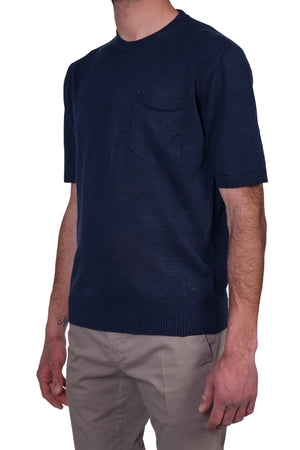 ALPHA STUDIO Alpha Studio - Raglan;con Taschino Boxy Fit AU-6402C 3203 BLU da uomo