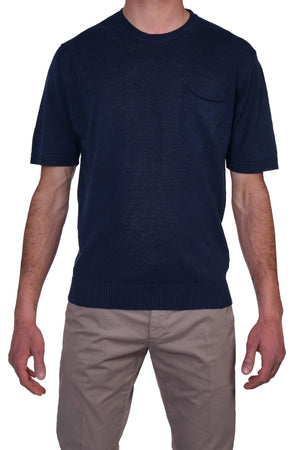 ALPHA STUDIO Alpha Studio - Raglan;con Taschino Boxy Fit AU-6402C 3203 BLU da uomo