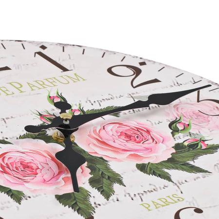 vidaXL Orologio da Parete Vintage Fiore 30 cm